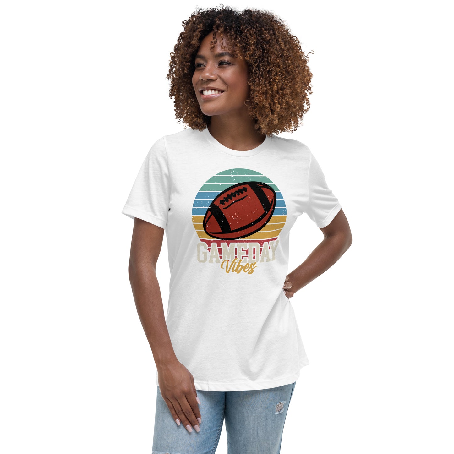Game-Day Vibes Football Women's Relaxed T-Shirt