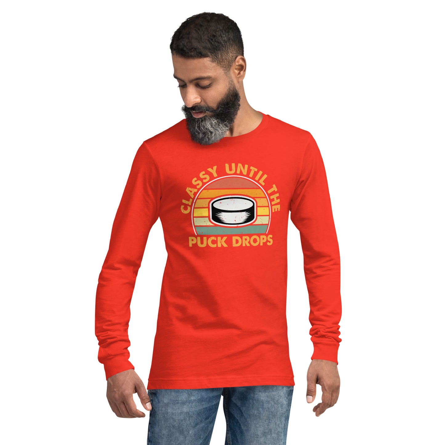 Classy Until The Puck Unisex Long Sleeve Tee