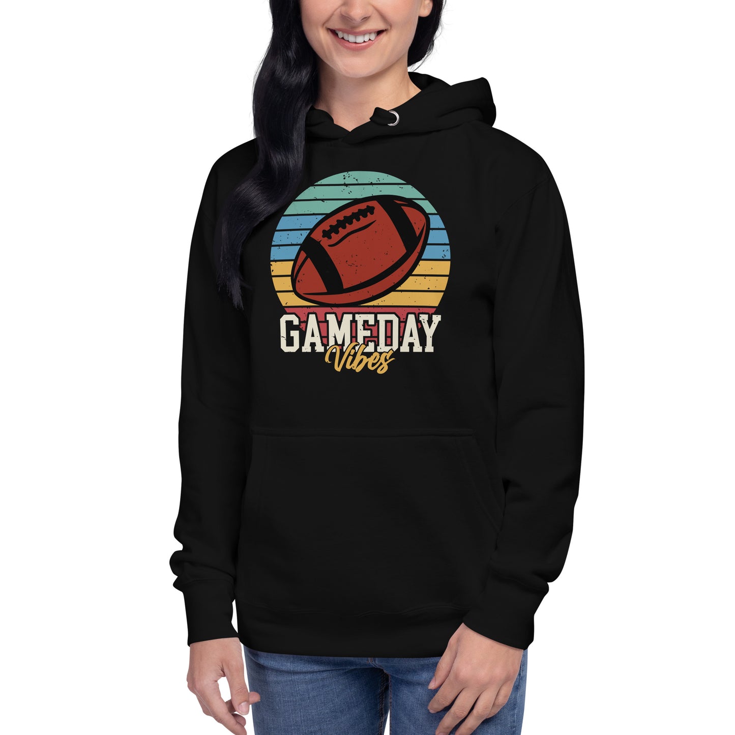 Game-Day Vibes Football Unisex Hoodie