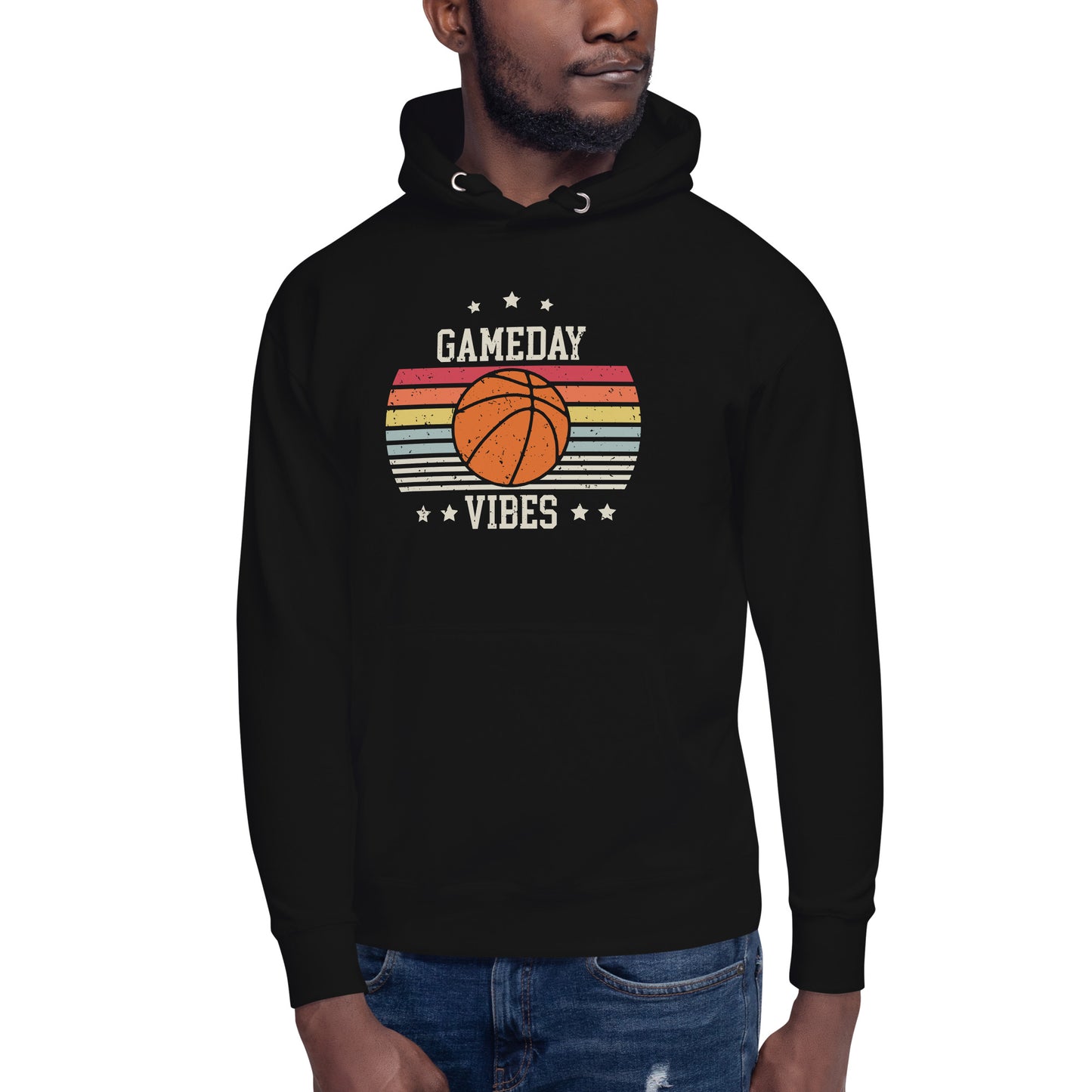 Game-Day Vibes Basketball Unisex Hoodie