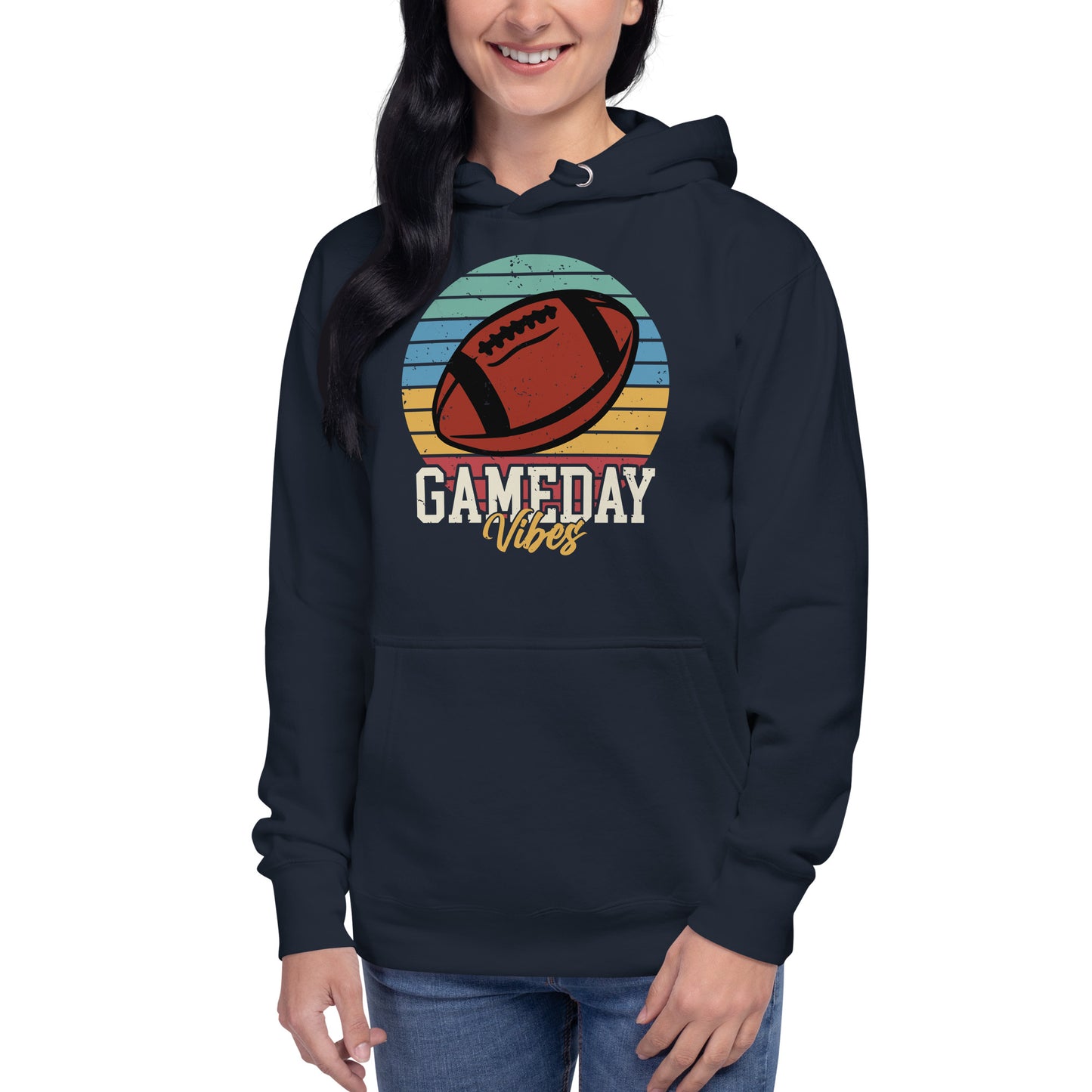 Game-Day Vibes Football Unisex Hoodie