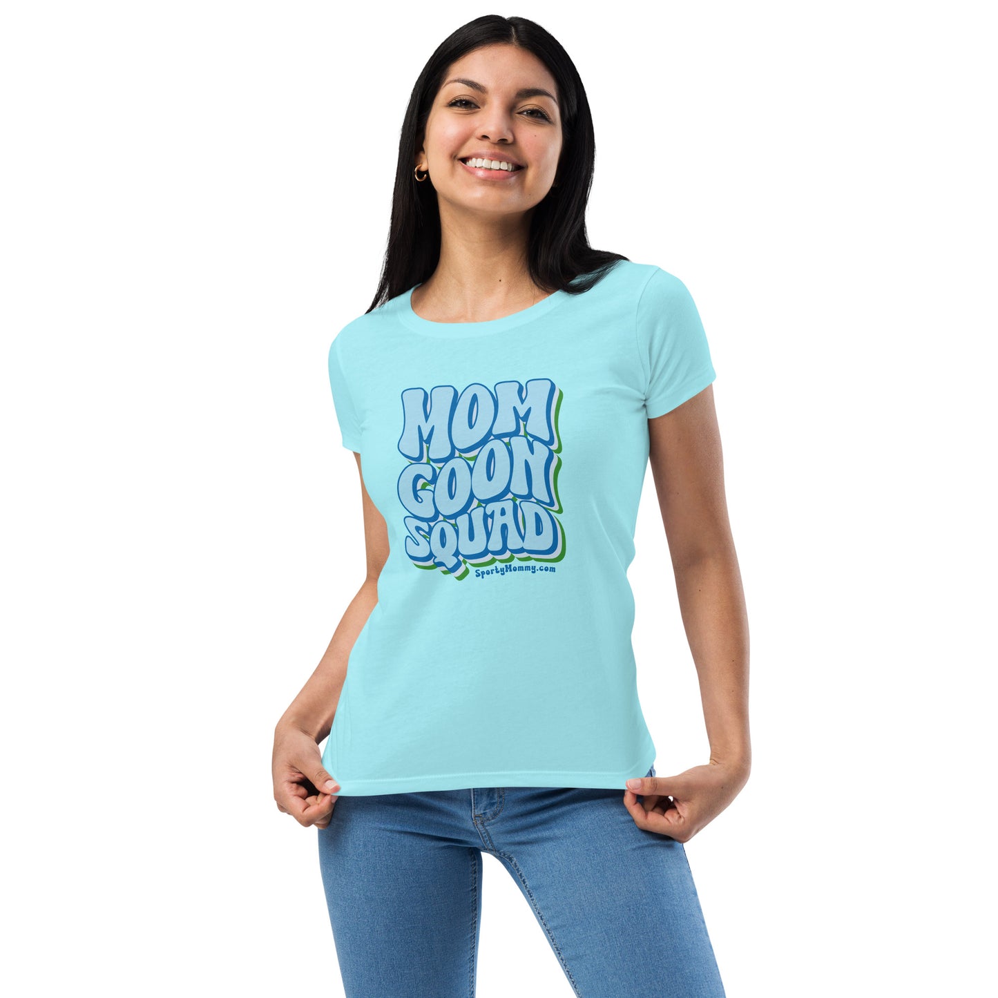 Mom Goon Squad Fitted T-Shirt