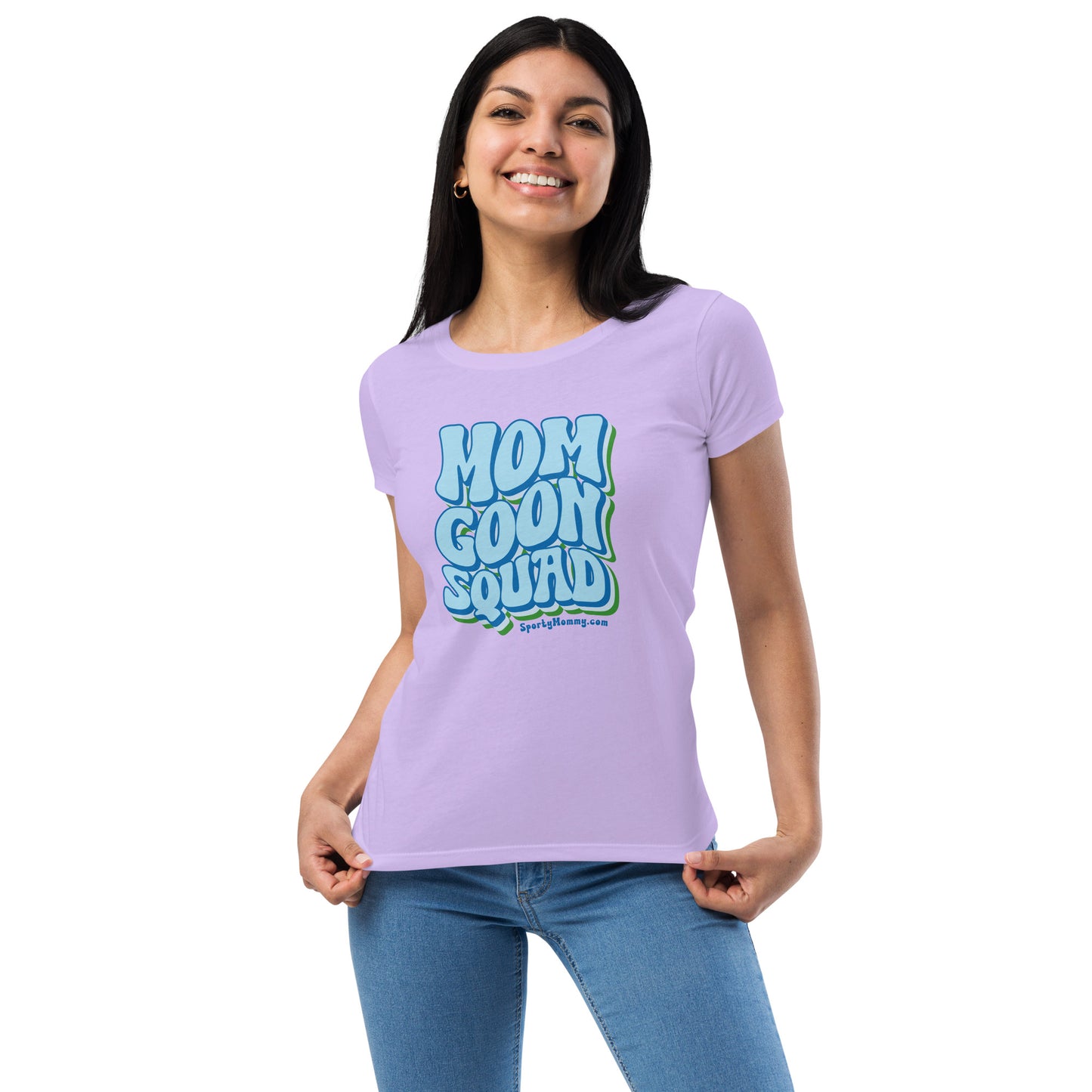 Mom Goon Squad Fitted T-Shirt