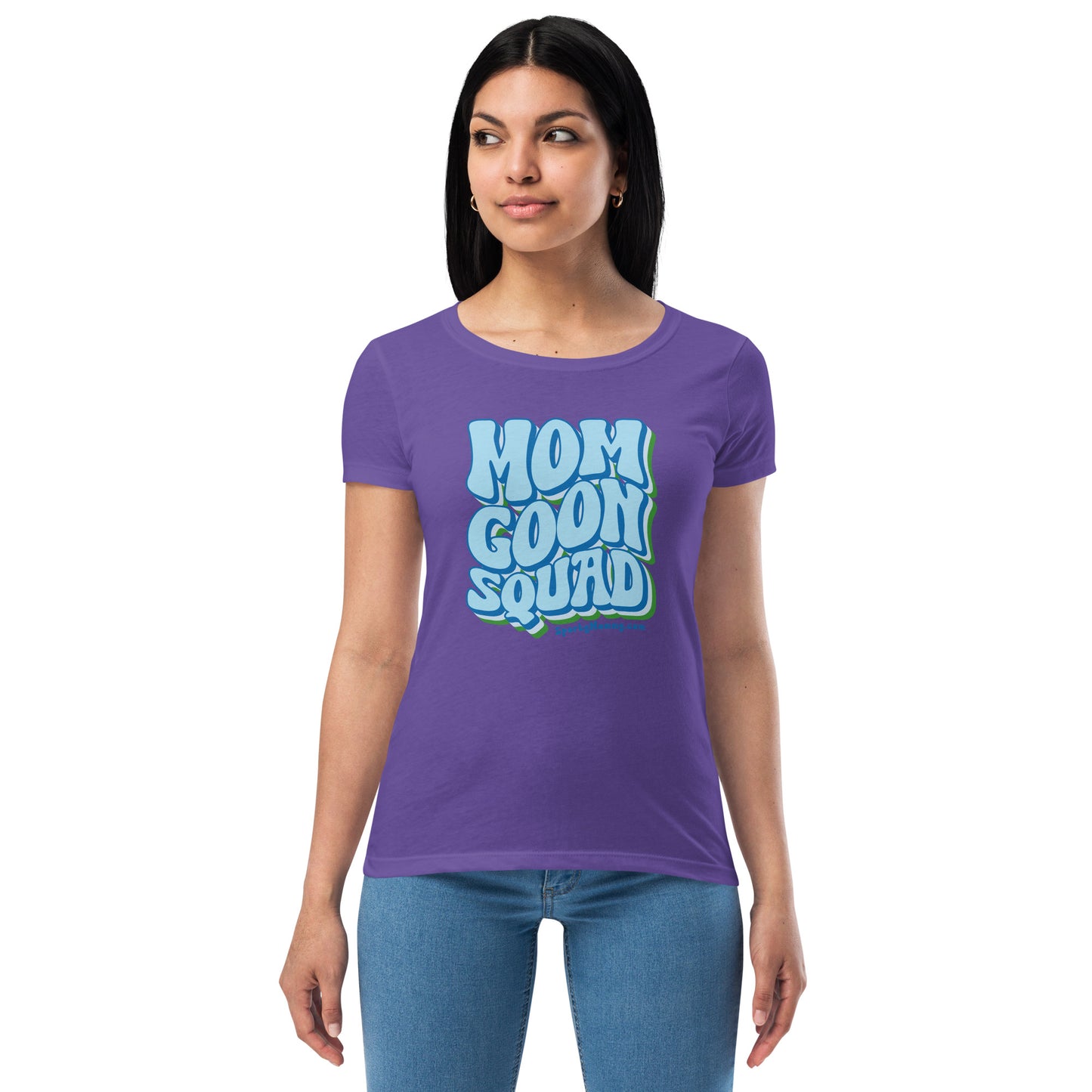 Mom Goon Squad Fitted T-Shirt