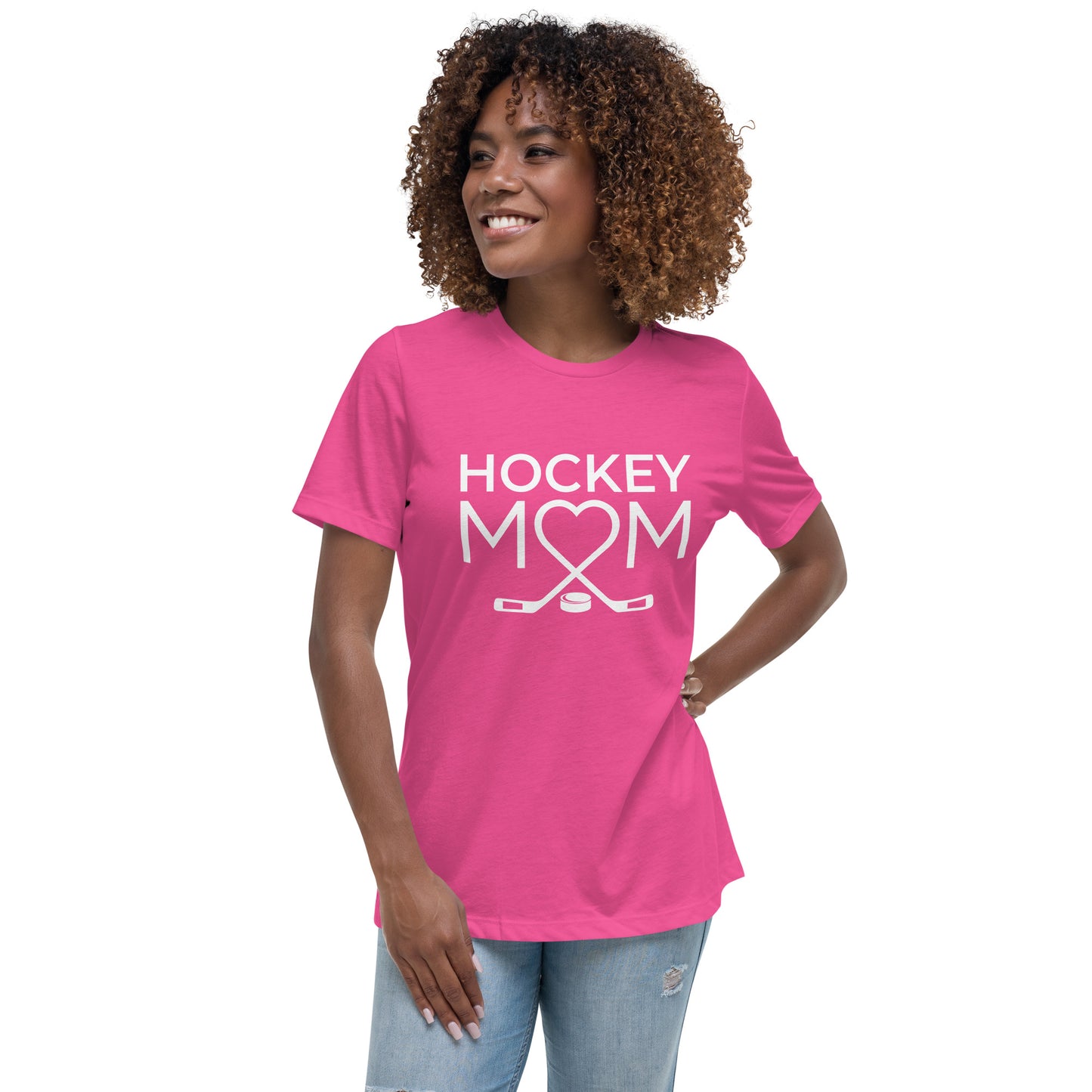 Hockey Mom Women's Relaxed T-Shirt