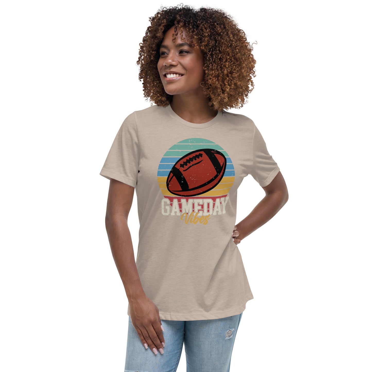 Game-Day Vibes Football Women's Relaxed T-Shirt