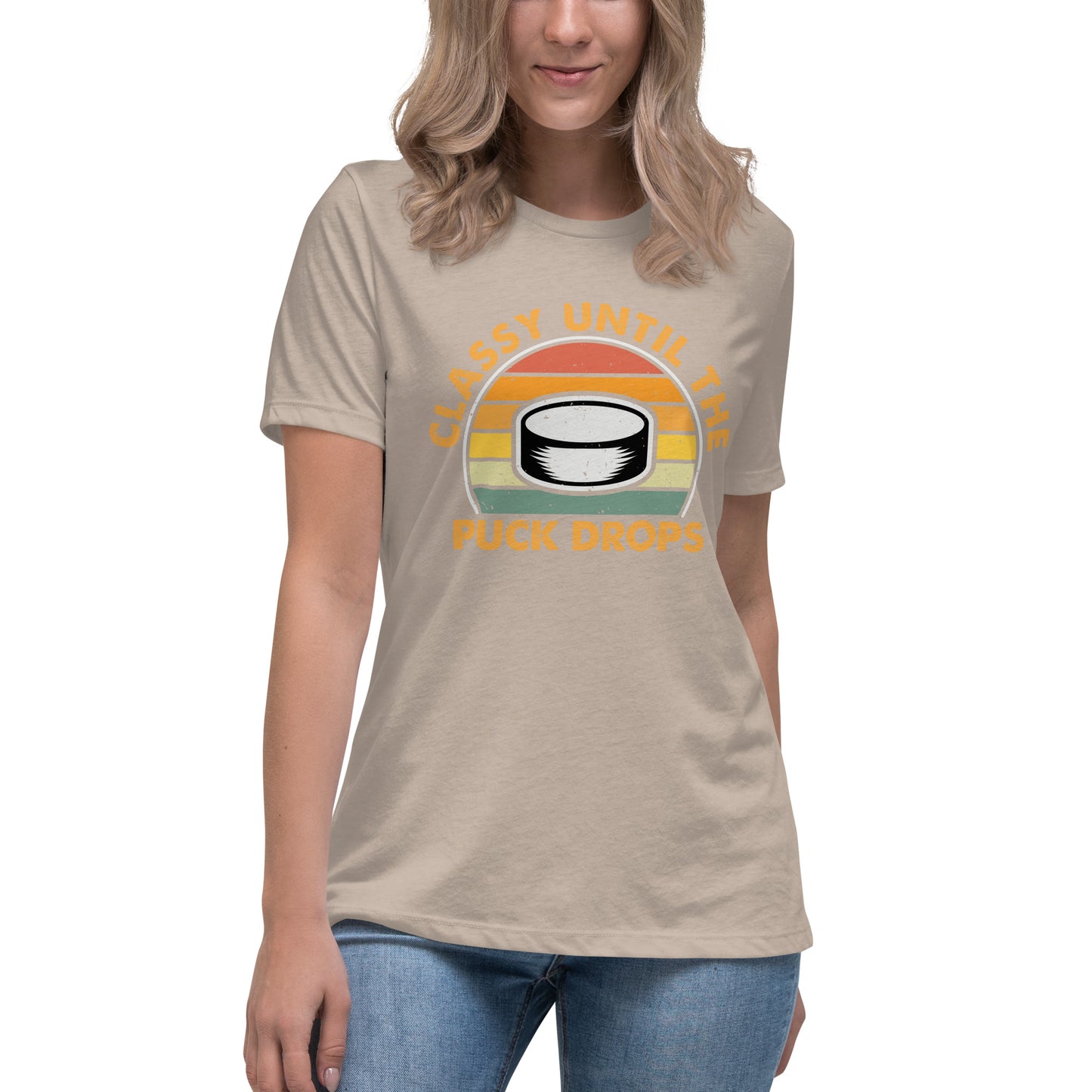 Classy Until The Puck Women's Relaxed T-Shirt