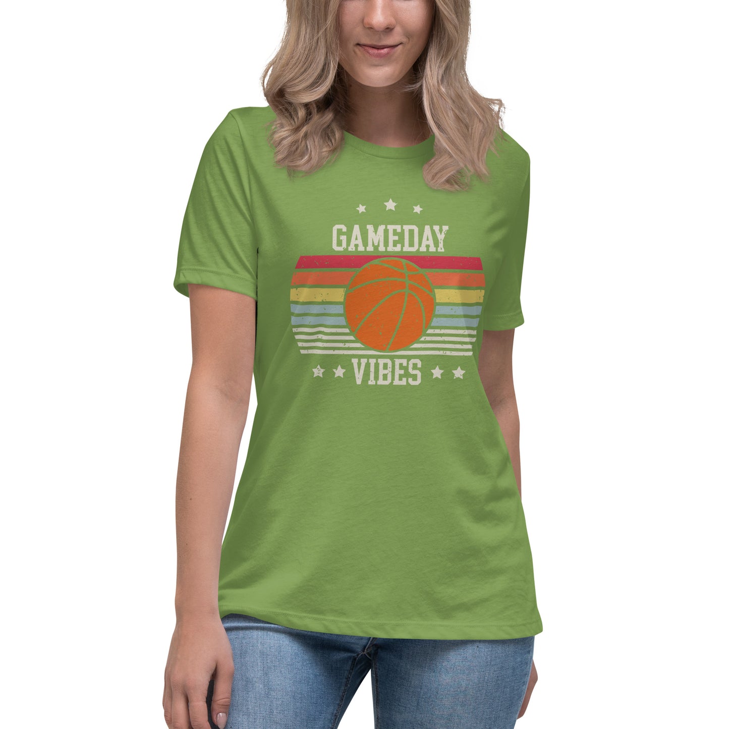 Game-Day Vibes Basketball Women's Relaxed T-Shirt