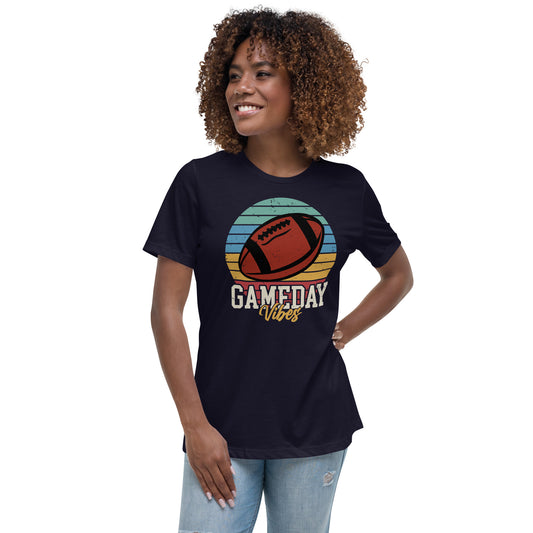 Game-Day Vibes Football Women's Relaxed T-Shirt