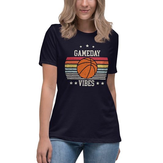 Game-Day Vibes Basketball Women's Relaxed T-Shirt